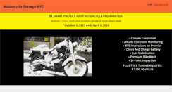 Desktop Screenshot of motorcyclestoragenyc.com